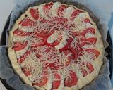 Foto del paso 4 de la receta Quiche de tomate y mozzarella