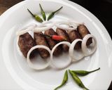 A picture of step 5 of Seekh Kebab.
