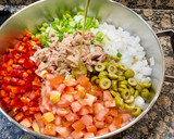 Foto del paso 4 de la receta: Ensalada campera con naranja y salmón ahumado