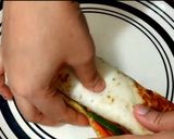A picture of step 8 of Tortilla Egg Roll.
