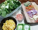 Foto langkah ke 1 dari resep 894. Tumis Jagung, Sawi Hijau.