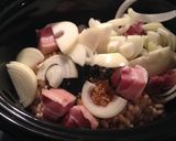 A picture of step 3 of Boston Baked Beans.