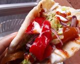 Foto del paso 10 de la receta: Fajitas🌯 de berenjenas🍆 doradas con mayonesa de ajo🌰🌮