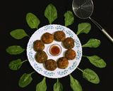 A picture of step 8 of Spinach Tikki.
