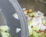 A picture of step 2 of Mix Plate Chana Chaat.