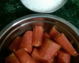 A picture of step 4 of Carrot Murabba.