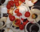 Sült fűszeres 🍅🧄🥗🫑🧄🧅 csirkecomb recept fázis 6 fotója