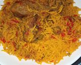 A picture of step 27 of Smoked Drumsticks Zarda Biryani.