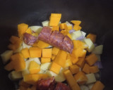 Foto del paso 1 de la receta: Estofado de garbanzos y calabaza en olla GM