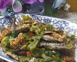 Foto langkah ke 5 dari resep Balado hijau ikan bilih campur tempe.