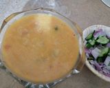 A picture of step 7 of Lauki daal.
