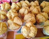 Foto langkah ke 7 dari resep Bolu Pisang kukus tanpa telur tanpa mixer.