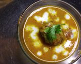 A picture of step 6 of Paneer khofta.
