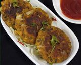 A picture of step 3 of Mixed sprouts kabab.