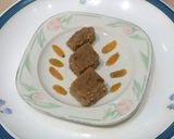 A picture of step 4 of Diet burfi, whole wheat flour sy. 🥓🧈With brown sugar.