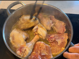 Pollo con setas