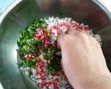 A picture of step 3 of Spicy Babugosha Salsa (Indian Pear Salsa).
