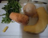 Foto del paso 1 de la receta: Caldito de zapallo con alitas de pollo