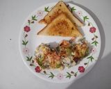 A picture of step 12 of Veg Au gratin and Garlic herb toast.