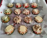 Foto del paso 4 de la receta Minipizzas de calabacín