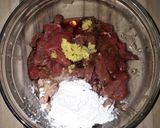 A picture of step 2 of Beef in Oyster Sauce.