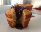 A picture of step 8 of White Chocolate Sponge Puddings.