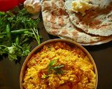 A picture of step 6 of Paneer Bhurji.
