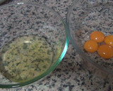 Foto del paso 1 de la receta: Bizcocho marmolado de naranja y chocolate - sin azúcar 🍊🍫👌