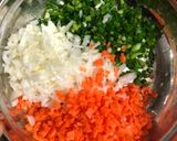 Hình bước làm 1 của món Bánh nấm chiên