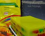 Puding Lapisan Kek Pelangi