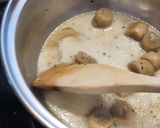 Foto del paso 7 de la receta Popietas de cerdo con queso brie y salsa de champiñones