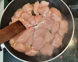 Une image de l'étape 3 de Poulet au Curry.