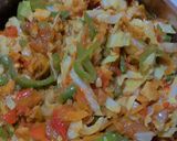 A picture of step 10 of Moi moi and vegetable Sauce.