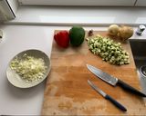 Foto del paso 1 de la receta: Fideuá con gambón, vieiras y calamares