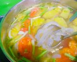 Hình bước làm 5 của món Bún cá- chả cá - sứa Nha Trang