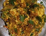A picture of step 8 of Paneer bhurji.