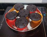 A picture of step 6 of Chocolate Cupcakes.