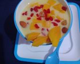 मैंगो फ्रूट कस्टर्ड (mango fruit custard recipe in Hindi) रेसिपी चरण 5 फोटो