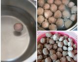 Foto langkah ke 4 dari resep Bakso Daging | Kaldu Jamur | 5 langkah mudah.