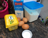 Foto del paso 1 de la receta: Crepes rellenos de picada de pescado y marisco con salsa al cava