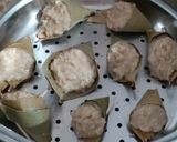 A picture of step 8 of Steamed Banana Dumplings (Kumbilappam).