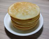 Hình bước làm 4 của món Bánh rán Dorayaki không nhân - Dùng với mật ong