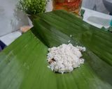 Foto langkah ke 6 dari resep Bacang ketan isi ayam gurih daun pisang (tanpa rebus lama)🍙.