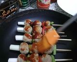 Foto langkah ke 3 dari resep Bakso Tusuk Bakar Teflon.