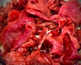 Hình bước làm 1 của món Nui Xào Bò