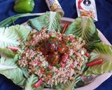 A picture of step 9 of Fried Rice with Manchurian.