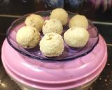 A picture of step 3 of Coconut Laddu.