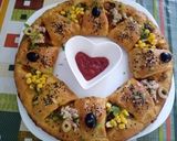 صورة لخطوة 1 من وصفة بيتزا دوار الشمس 💮