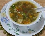 A picture of step 12 of Healthy Vegetable Soup for Weight Loss.