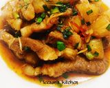 Hình bước làm 4 của món Thịt Ba Chỉ Ram Sả Ớt